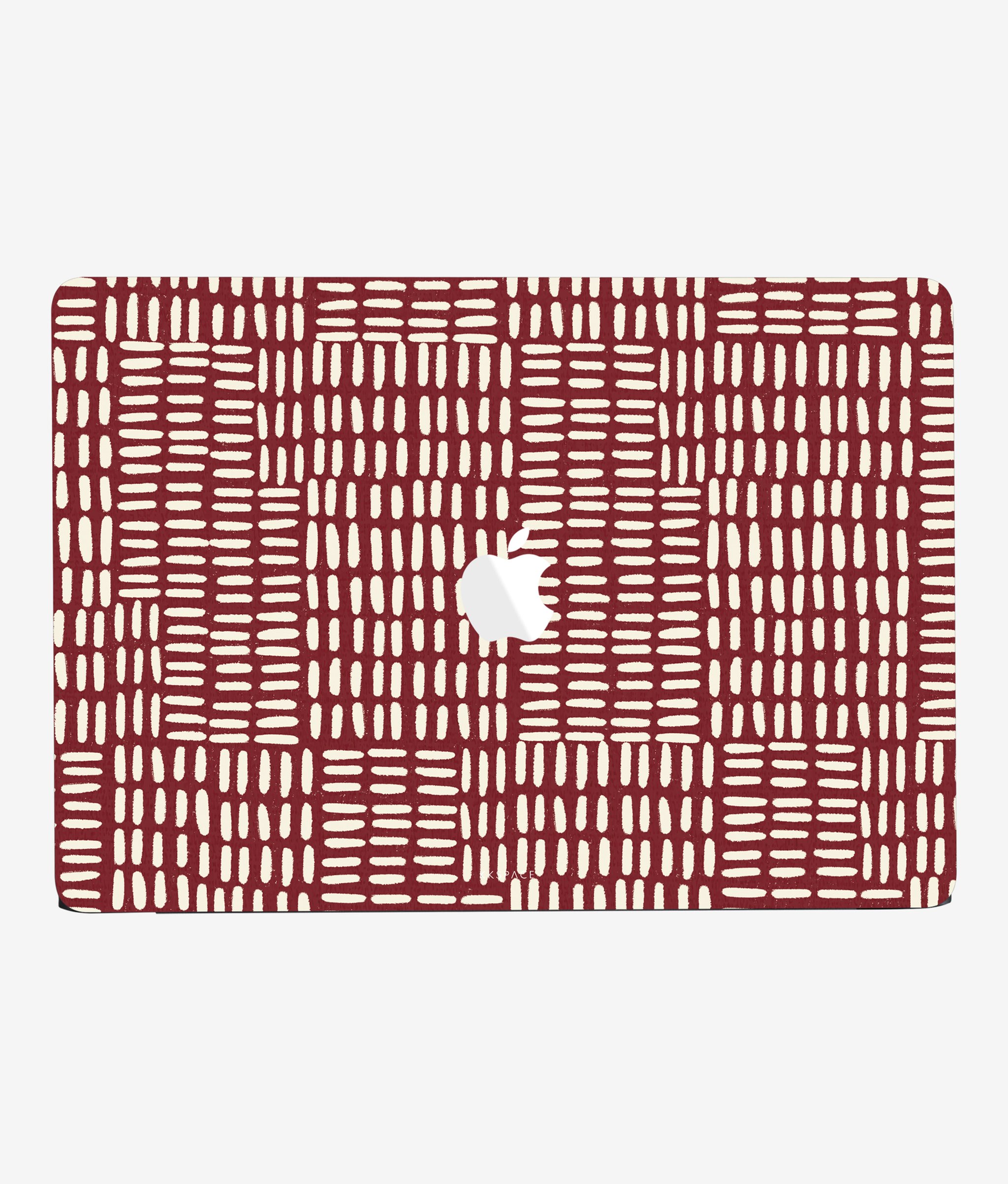Виниловая наклейка BURGUNDY для MacBook