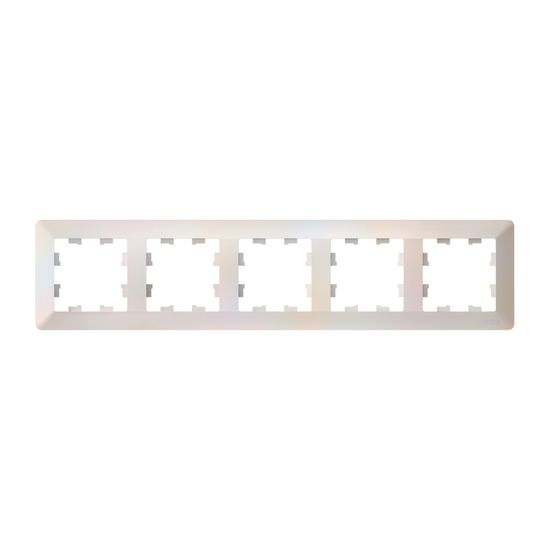 Рамка 5-м AtlasDesign Air жемчуж./дым. бел. SE ATN220405