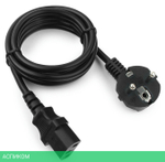 Кабель питания Cablexpert PC-186-VDE 1.8м, Schuko- C13 VDE, 10А черный