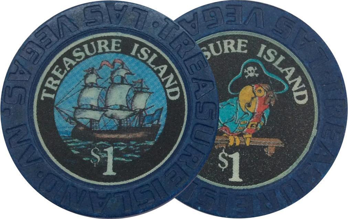 Treasure Island Casino $1 Chip