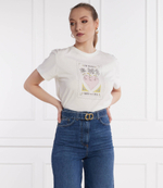 Футболка PINK HEART TWINSET - белый(241TT2412)