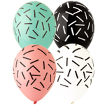 Шар латексный 35см Бамбук Панды (Ассорти)