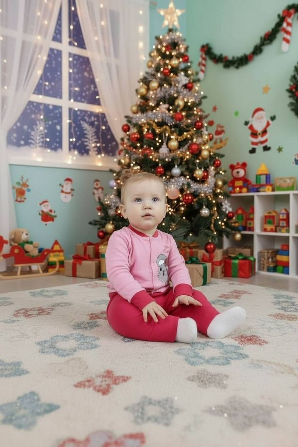 Костюм для самых маленьких голубой