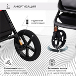 Детская коляска Sweet Baby Elegante 2 в 1 SBL Chrome Grey