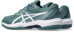 Детские теннисные кроссовки Asics Gel-Game GS Clay/OC - foggy teal/white