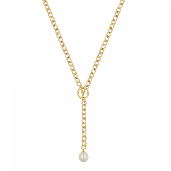 Колье Fiore Luna Pearl B2103PE-N05.1 BW/G