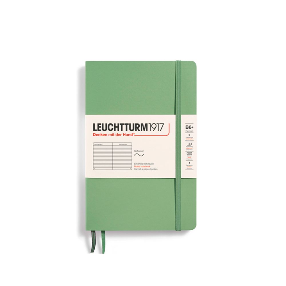Блокнот Leuchtturm1917 Classic B6+ в линейку с мягкой обложкой (363933)