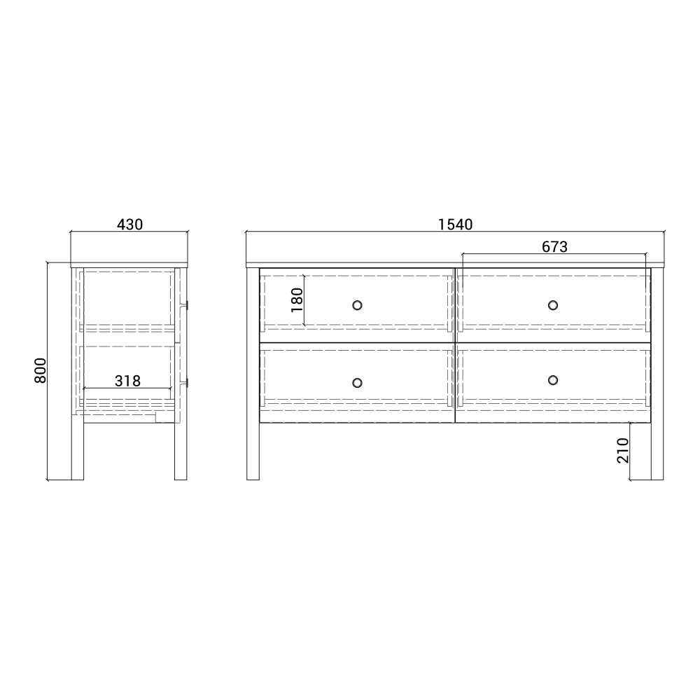 Комод BERGEN BG003