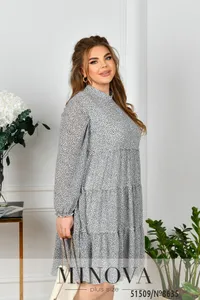 Платье 8635-белый Minova