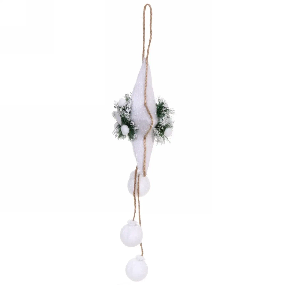 Украшение новогоднее подвесное «Звёздочка» 55*23 см