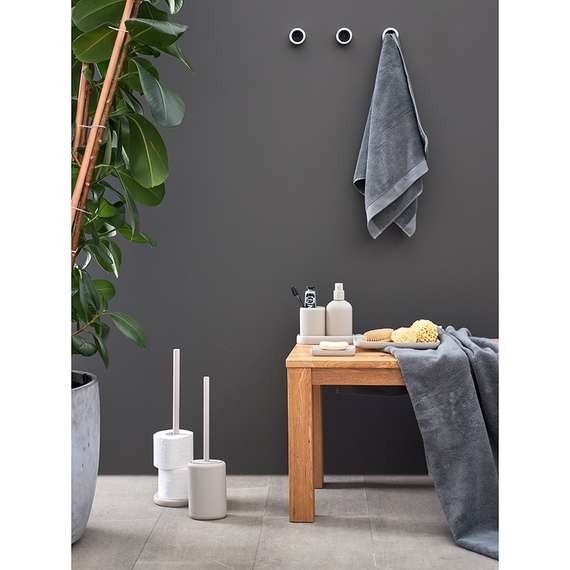 Держатель для туалетной бумаги slim, светло-серый