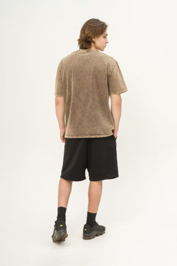 Футболка KUL'TURA "Premium" Garment Dyed Коричневый