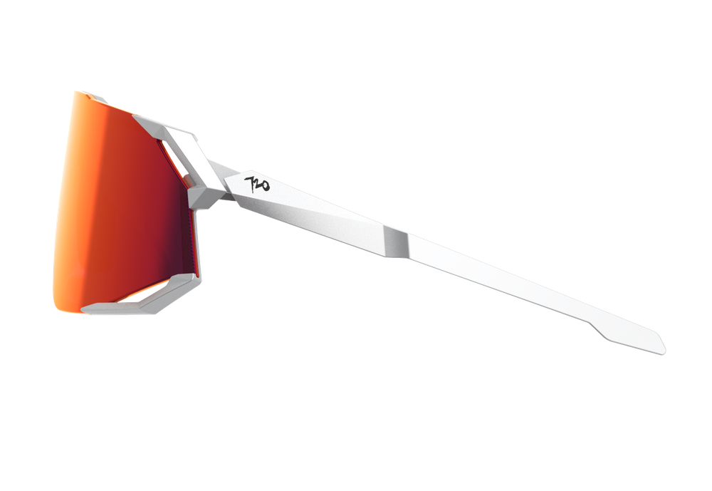 Спортивные очки 720armour Falcon / Matte Silver / Red Lens