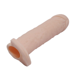 Насадка на член увеличивающая с кольцом Penis Sleeve (16 см)