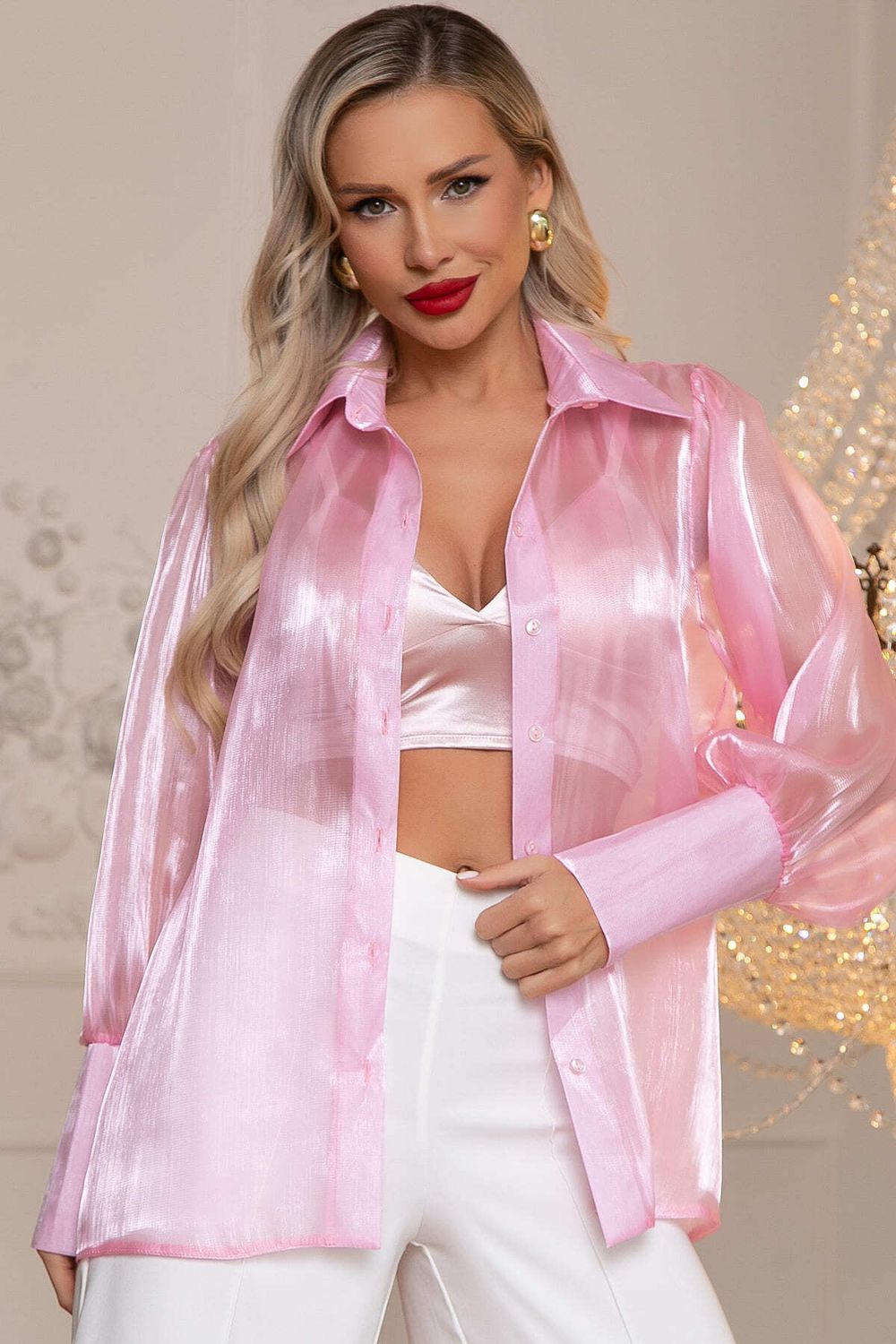 Блуза Вернисаж (роза) Б14319-33М LT Collection