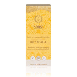 "Золотистый оттенок" растительная краска для волос Khadi, 100 гр