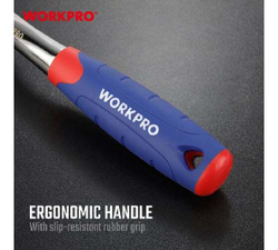 Трещоточный ключ WORKPRO 3/8, 2Х скорость WP271013