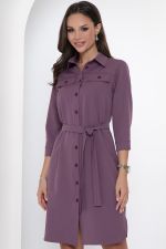 Платье-рубашка Сидни (офис, вайолет) Diolche