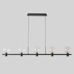 Светильник подвесной Crystal Lux DUET SP35W LED BLACK