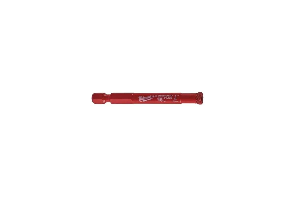 Коронка алмазная Milwaukee Diamond Plus 6мм