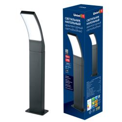 ULU-T70A-12W-4000K IP65 BLACK Светильник светодиодный уличный. Архитектурный напольный. Белый свет 4000K. Корпус черный. TM Uniel