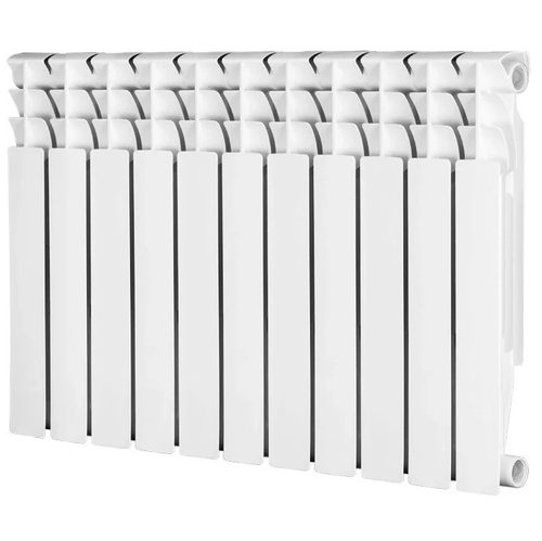 Радиатор биметаллический Evolution EvВ 500 боковое подключение белый 11 секций