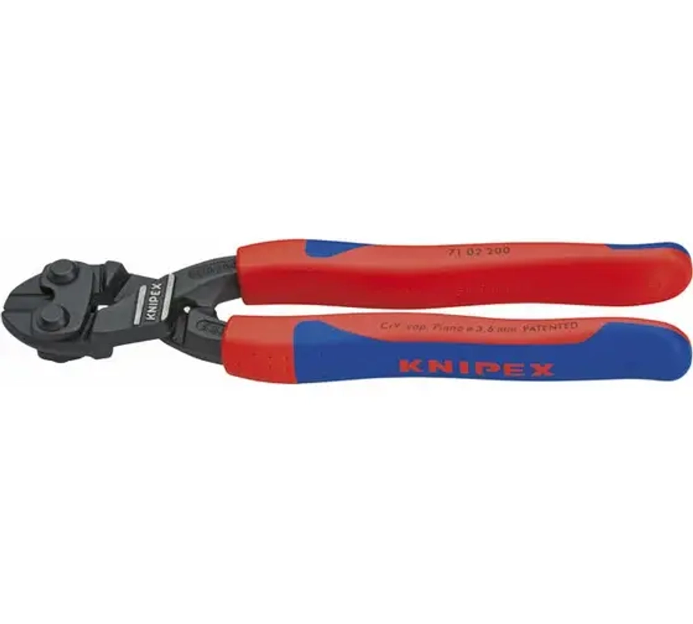 KNIPEX CoBolt болторез, L-200 мм, рез: провол. мягк. d 6 мм ср. d 5.2 мм, тв. d 4 мм, роял. струна , шт