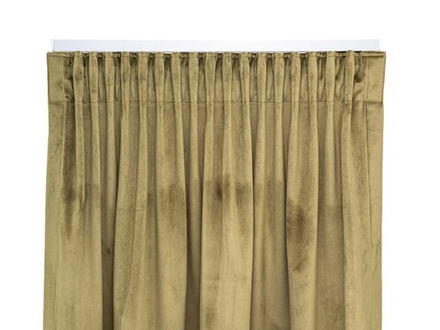 Шторная лента Bandex KARAJAN 1:2.0, карандашная складка, цвет белый (ширина 76 mm)