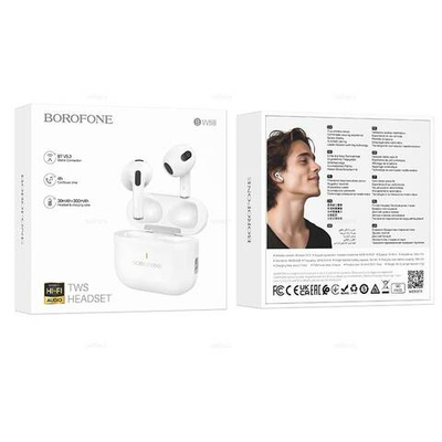Беспроводные наушники Borofone BW58 (white)