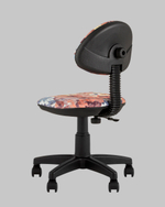 Кресло компьютерное детское УМКА абстракция оранжевый