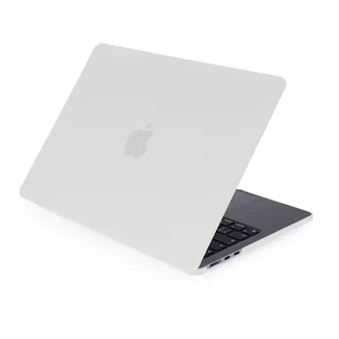 Защитный чехол-накладка HardShell Case для Apple MacBook Air 13.6 A2681 (M2) матовая прозрачная