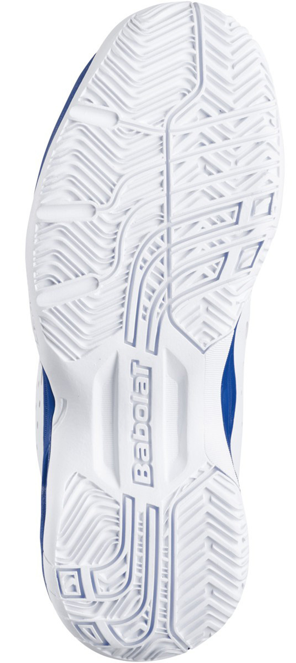 детские Кроссовки теннисные Babolat Pulsion All Court Kid - white/dazzling blue
