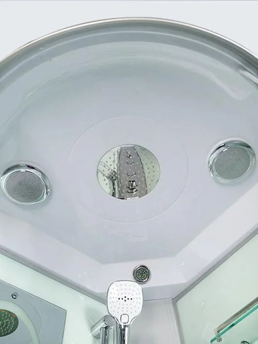 Душевая кабина WeltWasser  WW500 WERRA 804 80х80 см,  прозрачное стекло, поддон низкий, крыша, гидромассаж
