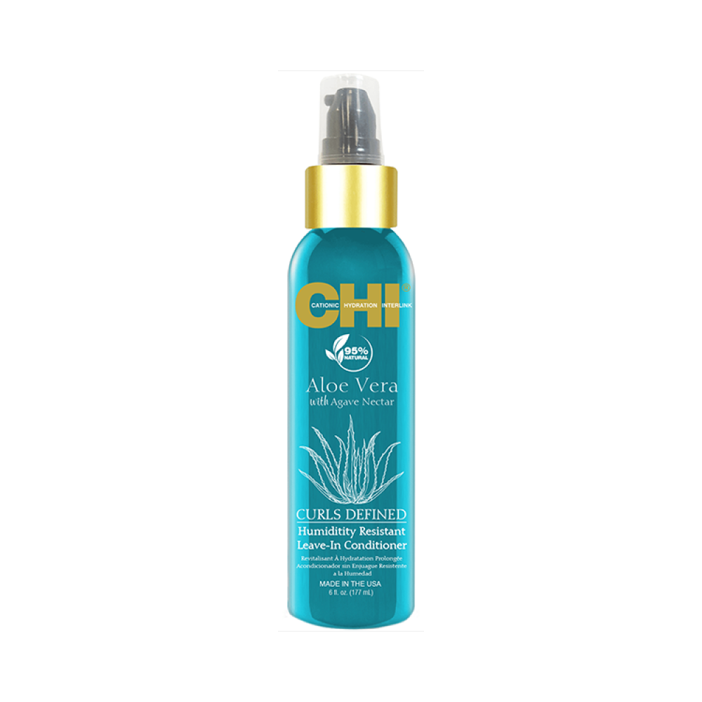 CHI Aloe Vera Humidity Resistant Leave-In Conditioner Кондиционер несмываемый увлажняющий, 177 мл