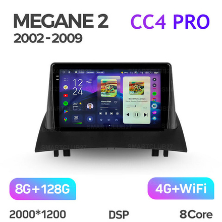 Teyes CC4 Pro 9" для Renault Megane 2 2002-2009