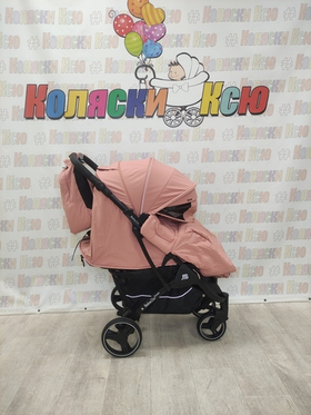 Коляска прогулочная Baballo Future 2024 розовый (черная рама)