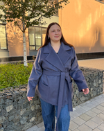 Пальто-пиджак из шерсти Альпаки