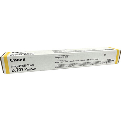 Тонер-картридж Canon T07 для imagePress C165 Yellow (3644c001)
