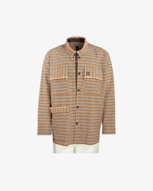 Рубашка Wema R5 Клетка оранжевая