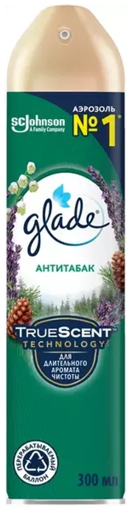 GLADE  Освежитель д/воздуха   АНТИТАБАК   300мл  *12