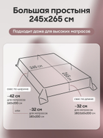 КПБ Однотонный Сатин Элитный OCE007, Евро, 4 наволочки