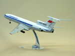 Модель самолета Ту-154Б-2 (М1:100, Аэрофлот СССР-85300 с шасси)