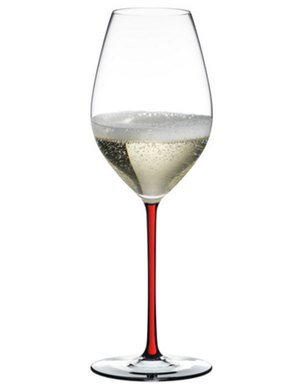 Бокал для шампанского с красной ножкой 445мл Riedel Fatto a Mano Champagne Wine Glass Австрия