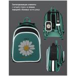 Ранец Berlingo Expert Plus "Chamomile" 38*29*15см, 2 отделения, 2 кармана, анатомическая спинка