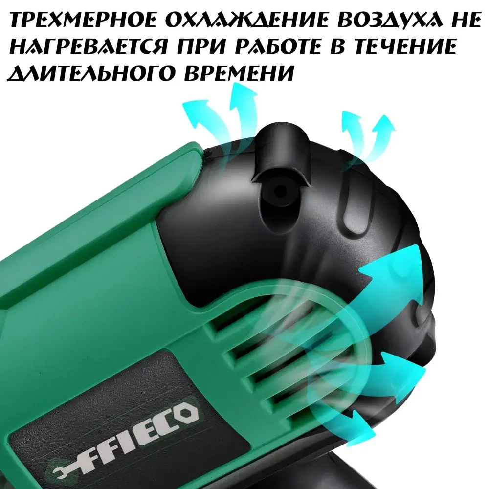 Полировальная машинка для автомобиля,шлифмашина полировальная сетевая,регулируемая скорость, 580 Вт, 2800 ОБ/мин, зеленый