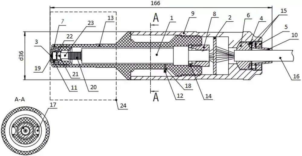 ИБЯЛ.418425.117-01 датчик амперометрический электрохимический для газоанализатора АНКАТ-7655-04