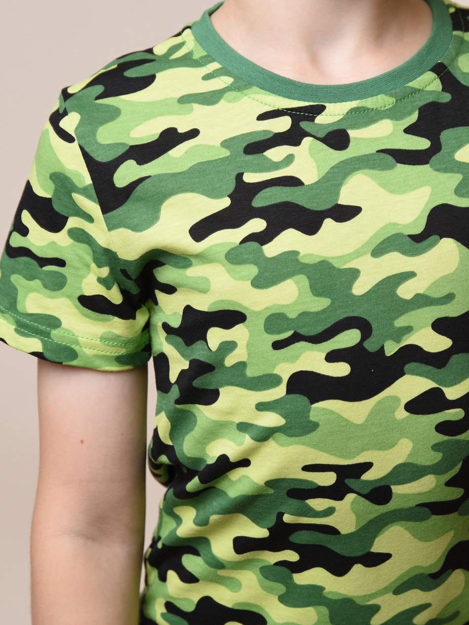 Футболка для мальчика камуфляжная