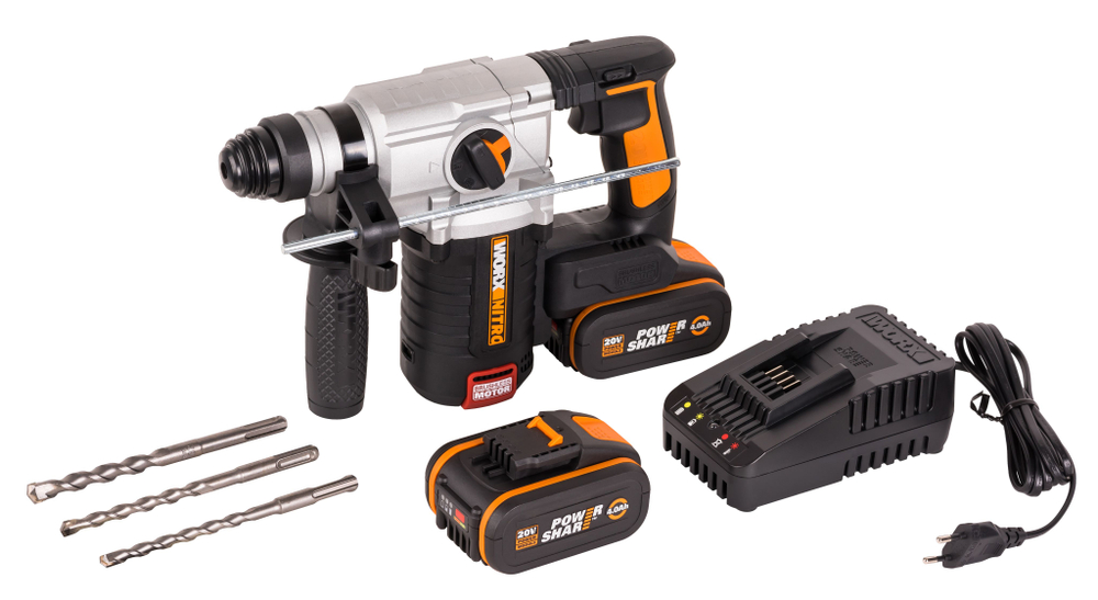 Перфоратор аккумуляторный бесщеточный WORX WX380.9
