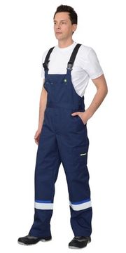 Полукомбинезон "Сириус-Бостон" (т.синий/василек/черный)