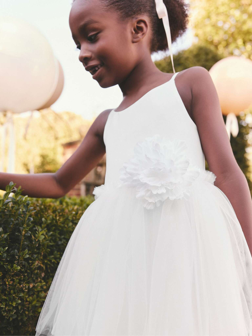 Платье для девочки Next E36-521, Белый